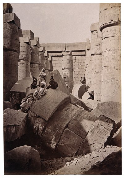 Rovine di Karnak, c.1900 da Henri Béchard