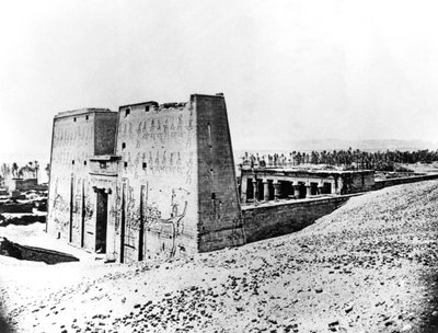 Edfu, Nubia, Egitto, 1887 da Georges Henri Bechard