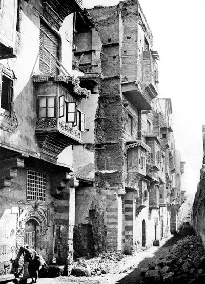Strada, Nubia, Egitto, 1887 da Georges Henri Bechard