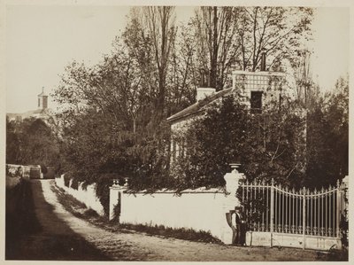 Strada a Louveciennes da Henri Bevan