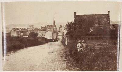 Veduta di una città normanna, c.1870 da Henri Bevan