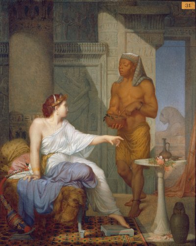 Cleopatra e la sua schiava da Henri Blaise Francois Dejussieu