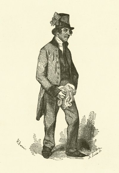 Il muto da Henri Bonaventure (after) Monnier
