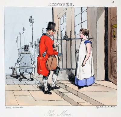 Postino, illustrazione da 