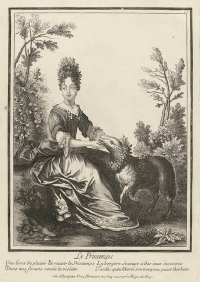 Primavera (Le Printemps) da Henri Bonnart (possibly)
