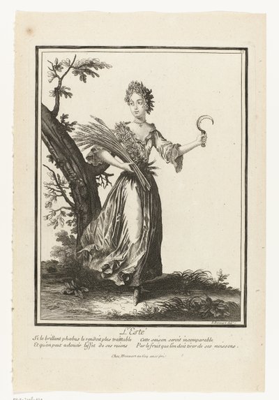 Estate (Personificazioni delle quattro stagioni) da Henri Bonnart (possibly)
