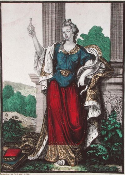 Allegoria della medicina da Henri Bonnart