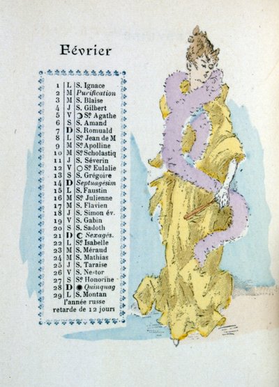 Febbraio da Henri Boutet