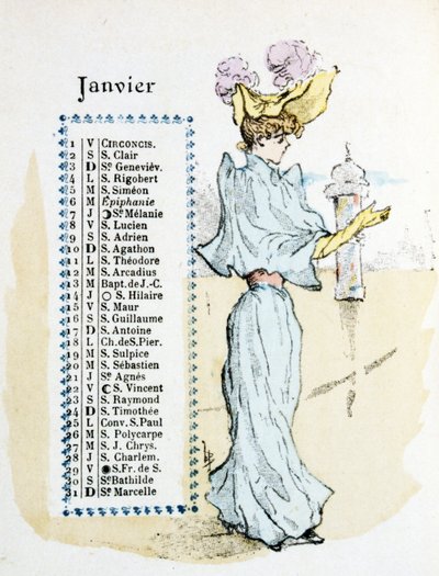 Gennaio da Henri Boutet