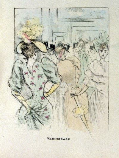 Donna alla moda da Henri Boutet