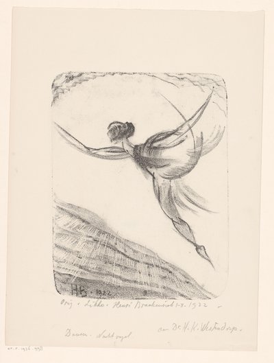Danza. Uccello notturno da Henri Braakensiek (signed by artist)