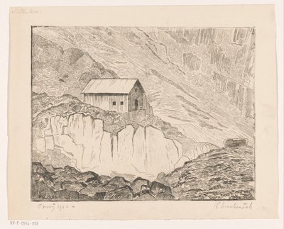 Casa su una montagna da Henri Braakensiek (signed by artist)