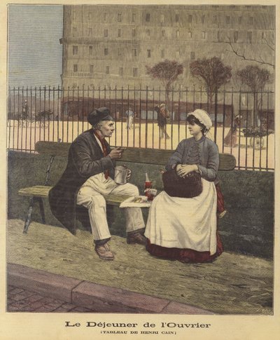 Il pranzo dei lavoratori da Henri Cain