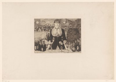 Bar al Folies-Bergère da Henri Charles Guérard