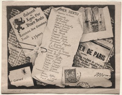 Invito a cena, c1882 da Henri Charles Guérard