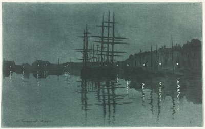 Il bacino di Dieppe da Henri Charles Guérard