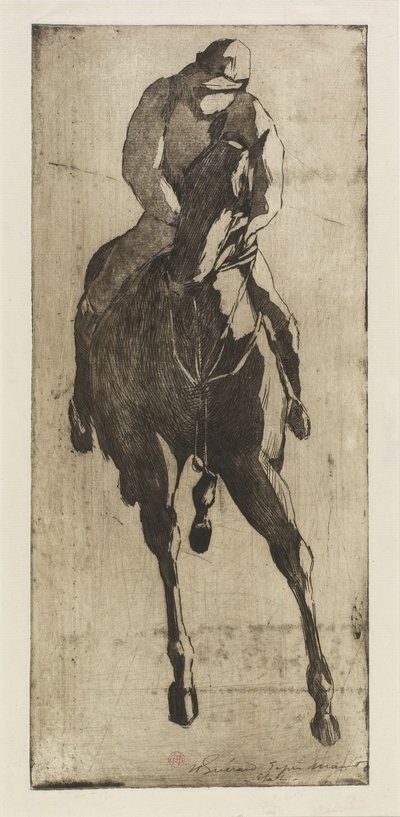 Il cavallo da corsa da Henri Charles Guérard