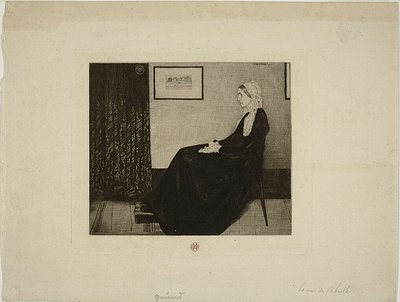 La madre di Whistler, dopo Whistler da Henri Charles Guérard