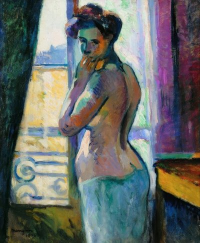 Davanti alla finestra, rue Boursault da Henri Charles Manguin
