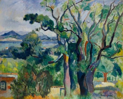 La baia di Saint-Tropez da Henri Charles Manguin