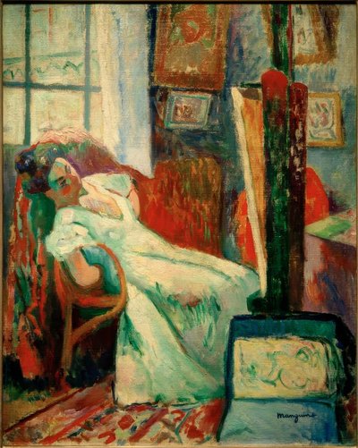 Il riposo del modello (Jeanne) da Henri Charles Manguin