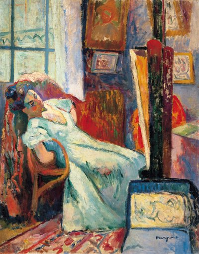 Modello in riposo, 1905 da Henri Charles Manguin