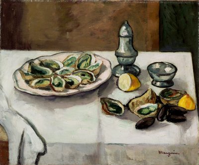 Natura morta con ostriche da Henri Charles Manguin