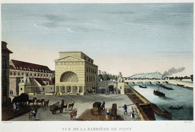 Barriera di Passy - in “Vue de Paris en 1810: les barriers de Paris” da Henri Courvoisier Voisin