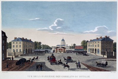 Veduta della Barriera des Gobelins ou d