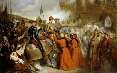 Ingresso di Carlo VII a Rouen, 10 novembre 1449 da Henri Decaisne