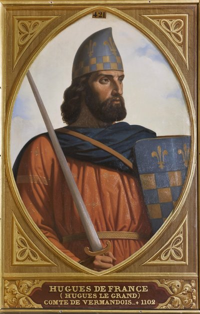 Ugo I, Conte di Vermandois, 1840 da Henri Decaisne