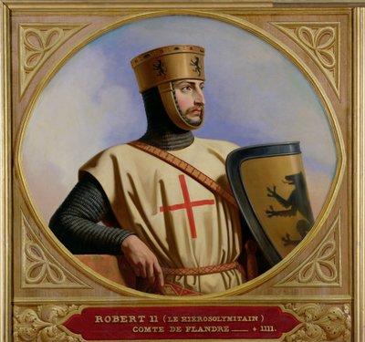 Roberto II il Gerosolimitano, Conte delle Fiandre (m.1111) 1843 da Henri Decaisne
