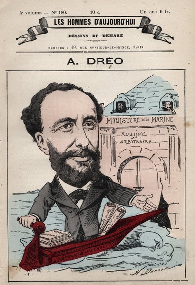 Caricatura di Amaury Dreo 1829-1882 da 