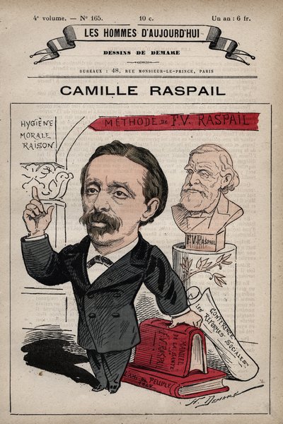 Caricatura di Camille Raspail 1827-1893 politico inglese da 