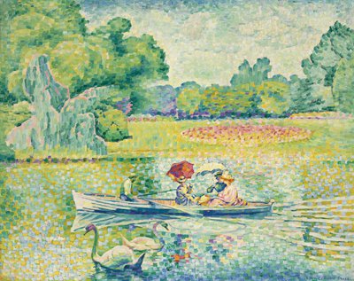 In barca nel Bois de Boulogne da Henri Edmond Cross