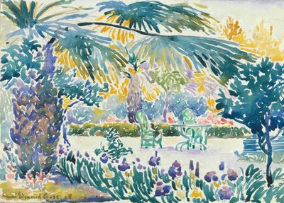 Giardino del Pittore a Saint Clair da Henri Edmond Cross