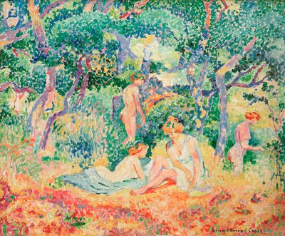 Le Bois ou Nu sous bois, 1906-1907 da Henri Edmond Cross