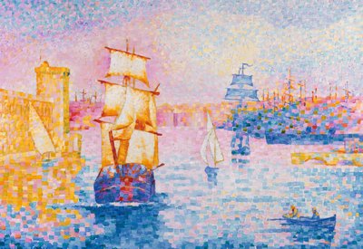 Porto di Marsiglia da Henri Edmond Cross