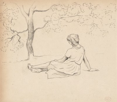 Studio per "Lavandaie in Provenza", c.1885-89 da Henri Edmond Cross
