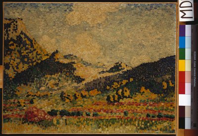 Studio per "Le piccole montagne mauriziane" da Henri Edmond Cross