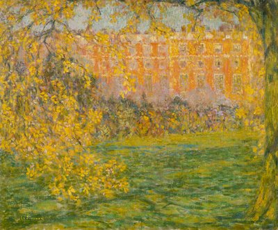 Autunno, Hampton Court da Henri Eugene Augustin Le Sidaner