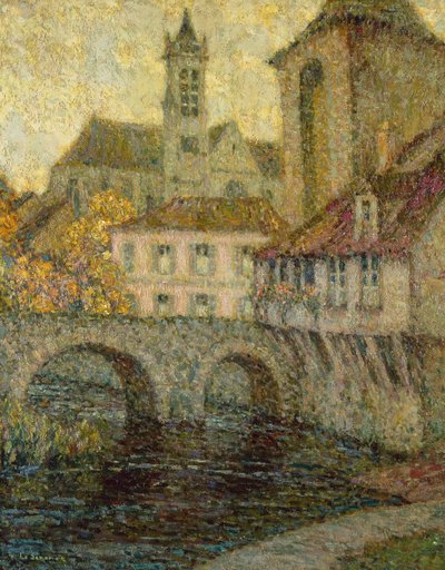 La Porte de Bourgogne, Moret da Henri Eugene Augustin Le Sidaner