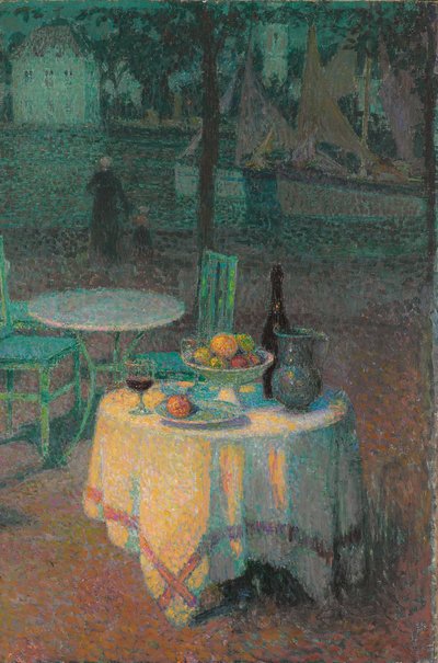 Caffè del Porto da Henri Eugene Augustin Le Sidaner