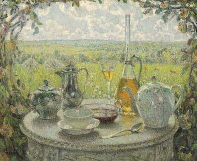Postimpressionismo: Tavolo, Primavera da Henri Eugene Augustin Le Sidaner