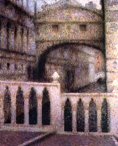 Il ponte dei sospiri da Henri Eugene Augustin Le Sidaner