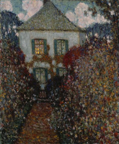 La Casa di Jean-Jacques Rousseau, Chambray da Henri Eugene Augustin Le Sidaner