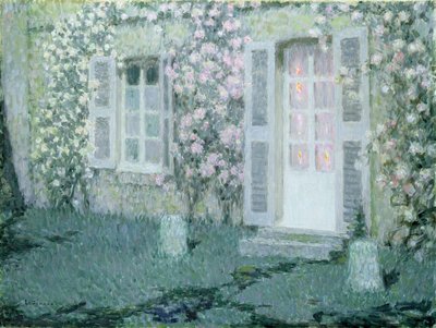 La casa con le rose da Henri Eugene Augustin Le Sidaner