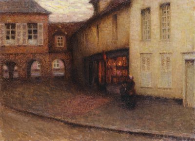 Il piccolo negozio, Gerberoy da Henri Eugene Augustin Le Sidaner