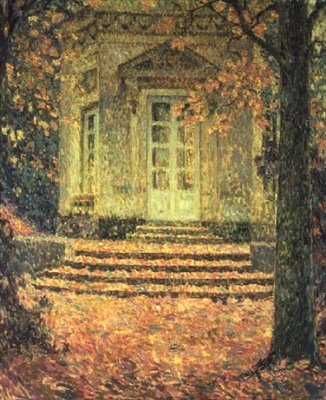 Il padiglione musicale da Henri Eugene Augustin Le Sidaner