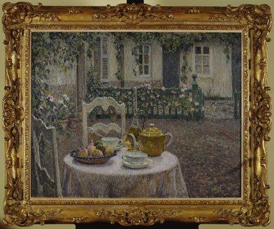 La Tovaglia Rosa da Henri Eugene Augustin Le Sidaner